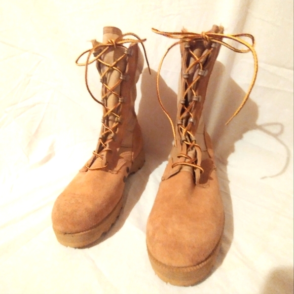 REFRESH Military  Weather Boots | Desert Tan | Men 8.5 Wide - Picture 6 of 9